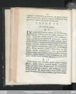 Caput IV. De motu & quiete.