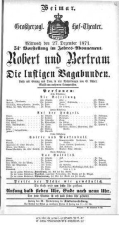 Robert und Bertram oder: Die lustigen Vagabunden