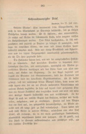 Sechsundzwanzigster Brief