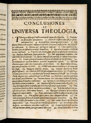148a-148c, Conclusiones Ex Universa Theologia.