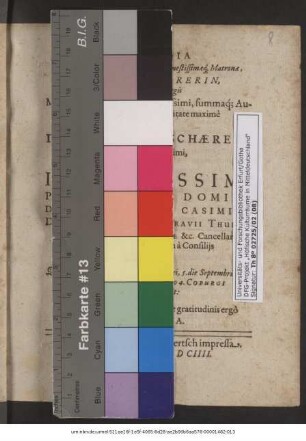 Threnodia In praematurum obitum ... Mariae Schaererin, desideratiß: Coniugis ... Dn. Volckmari Schaereri, I.U.D. celeberrimi ... Quae in vera fide, & invocatione Filii Dei, 5. die Septembris, Anno ... 1604. Coburgi placide abdormivit : Christianae sympathias, & debitae gratitudinis ergo Scripta