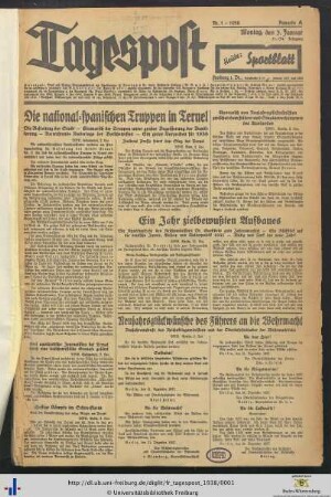 Nr. 1-25 (Januar 1938)