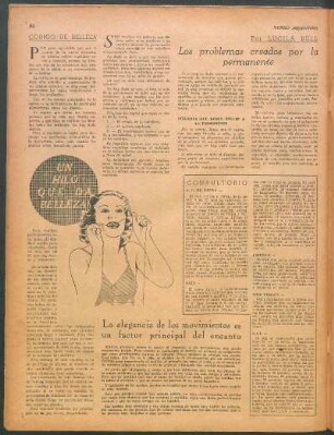 Los problemas creados por la permanente : Código de belleza