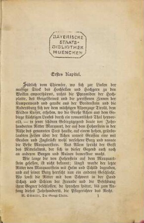 Der Georgi-Thaler : Lebensbild aus dem Chiemgau im bayerischen Hochlande