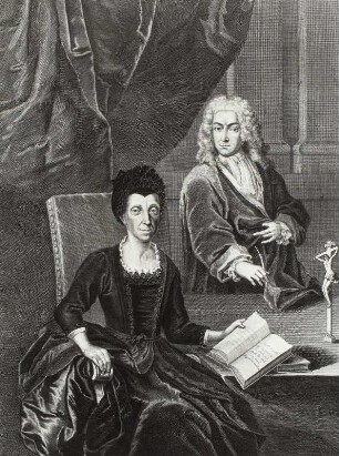 Bildnis Rosina Gulden (Guld) geb. Hennig und deren Enkel Benedict Winckler