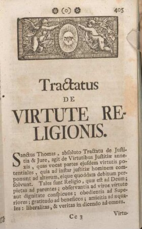 Tractatus De Virtute Religionis.