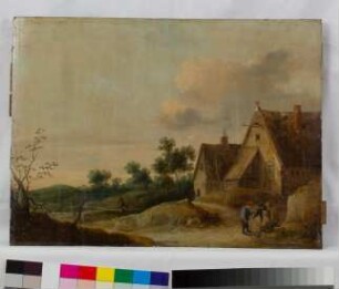 Landschaft mit Bauernhäusern