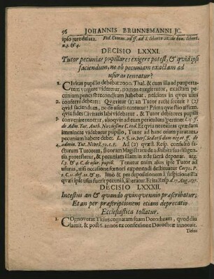Decisio LXXXI. - C.