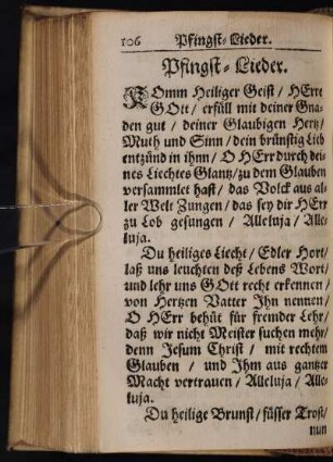 Pfingst-Lieder.