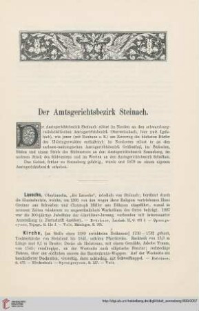 Lauscha, Steinach, Steinheid, Limbach