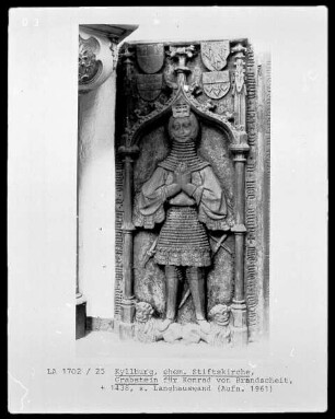 Grabstein für Konrad von Brandscheit