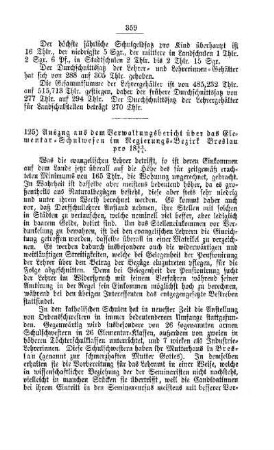 Auszug aus dem Verwaltungsbericht über das Elementar-Schulwesen im Regierungs-Bezirk Breslau pro 1862/64 : [III. Elementarschulwesen]
