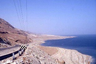 Ufer des Toten Meeres zwischen Massada und En Gedi [es-sebbe, Israel-Exkursion]