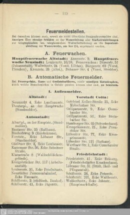 Feuermeldestellen