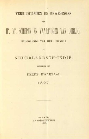 Derde kwartaal 1897