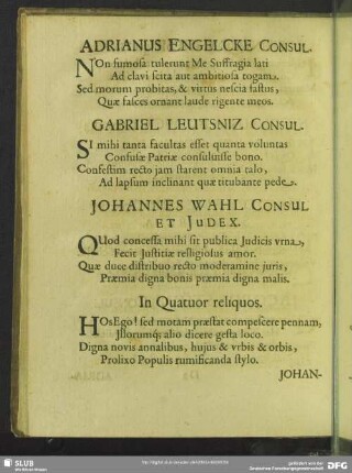 Adrianus Engelcke Consul