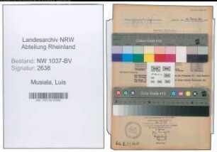 Entnazifizierung Luis Musiala , geb. 07.11.1906 (Arbeiter)
