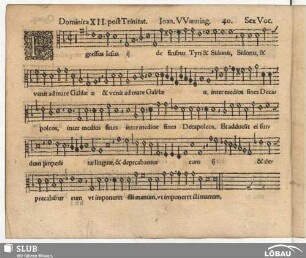 40. Egressus Iesus de finibus