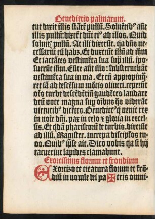 Exorcismus florum et frondium
