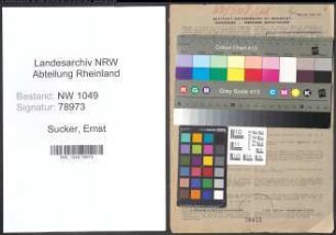 Entnazifizierung Ernst Sucker , geb. 28.09.1904 (Beamter)