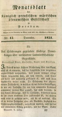 Nr. 12. December. 1831.