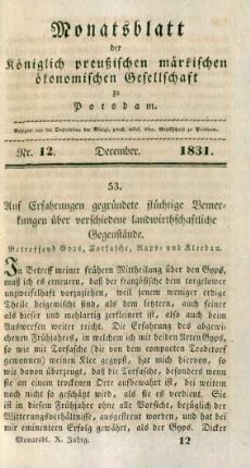 Nr. 12. December. 1831.