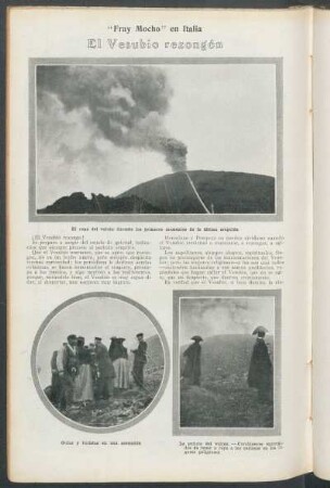 "Fray Mocho" en Italia : El Vesubio rezongón