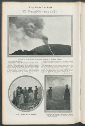 "Fray Mocho" en Italia : El Vesubio rezongón