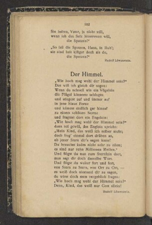 Der Himmel.