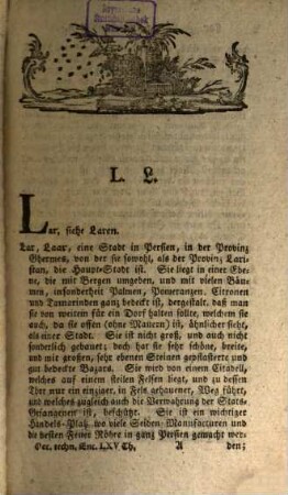 Oekonomische Encyklopädie oder allgemeines System der Staats-, Stadt-, Haus- u. Landwirthschaft : in alphabetischer Ordnung, 65. Von Lar bis Lauer : Nebst 23 Kupfertafeln auf 5 3/8 Bogen