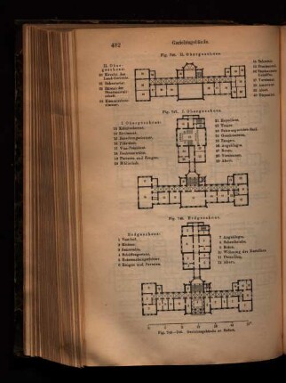 Fig. 746-748. Gerichts-Gebäude zu Erfurt.