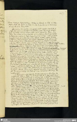 45) F. A. Ebert, (Erster Entwurf seiner Rezension von Gebhards sächs. Kulturgeschichte.) 19. Jahrh.