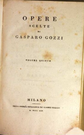 Opere scelte, 5