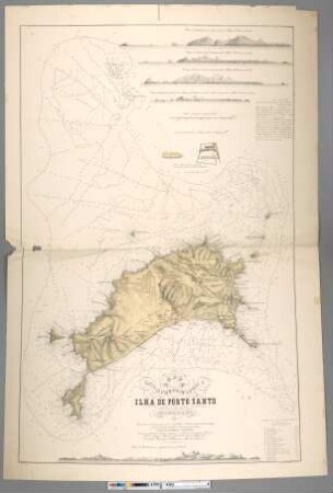 Carta Geo-Hydrographica da Ilha De Porto Santo e dos Ilhéos E Baixos Adjacentes