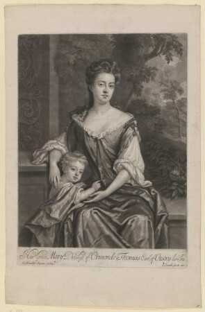 Doppelbildnis der Mary, Duchess of Ormonde, des Thomas, Earl of Ossory
