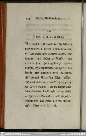 18. Neid, Verläumdung
