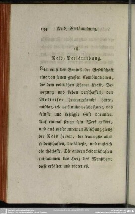 18. Neid, Verläumdung