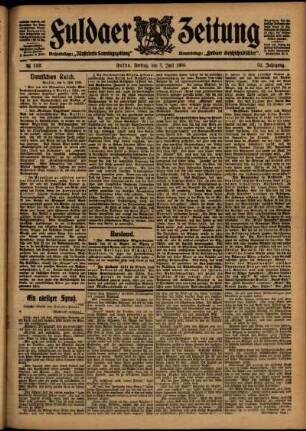 Ausgabe vom Freitag, den 07. Juli 1905.