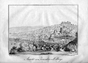 Ansicht von Jerusalem vom Oelberge