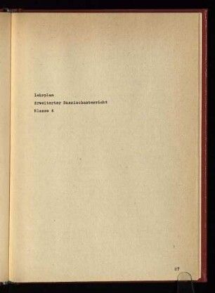 Lehrplan Erweiterter Russischunterricht Klasse 4