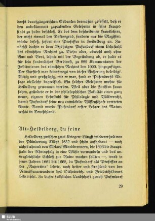 Alt-Heidelberg, du seine
