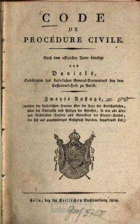 Code de procédure civile