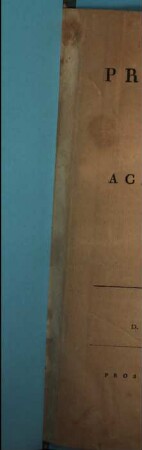 Novi prorectoratus auspicia ... rite capienda civibus indicit Academia Ienensis. 1832, Feb.