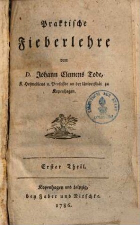 Praktische Fieberlehre, 1