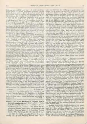 513-515 [Rezension] Schanz, Martin, Geschichte der römischen Literatur bis zum Gesetzgebungswerk des Kaisers Justinian. 4. Tl.: Die römische Litteratur von Constantin bis zum Gesetzgebungswerk Justinians. Erste Hälfte