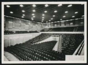 Haus des Rundfunks, Berlin-Charlottenburg: Zuschauerraum / Großer Sendesaal, nach Umbau
