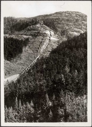 Österreich, Steiermark. Erzberg mit Bergstation