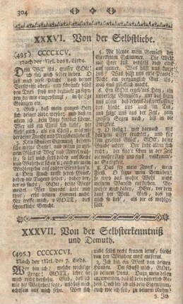 XXXVI. Von der Selbstliebe.