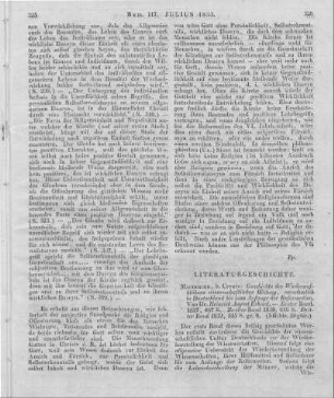 Erhard, H. A.: Geschichte des Wiederaufblühens wissenschaftlicher Bildung, vornehmlich in Teutschland bis zum Anfange der Reformation. Bd. 1-3. Magdeburg: Creutz 1827-32