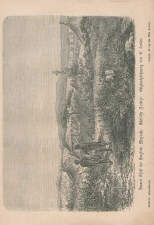 Innerer Theil der Bergfeste Magdala. Südliche Ansicht